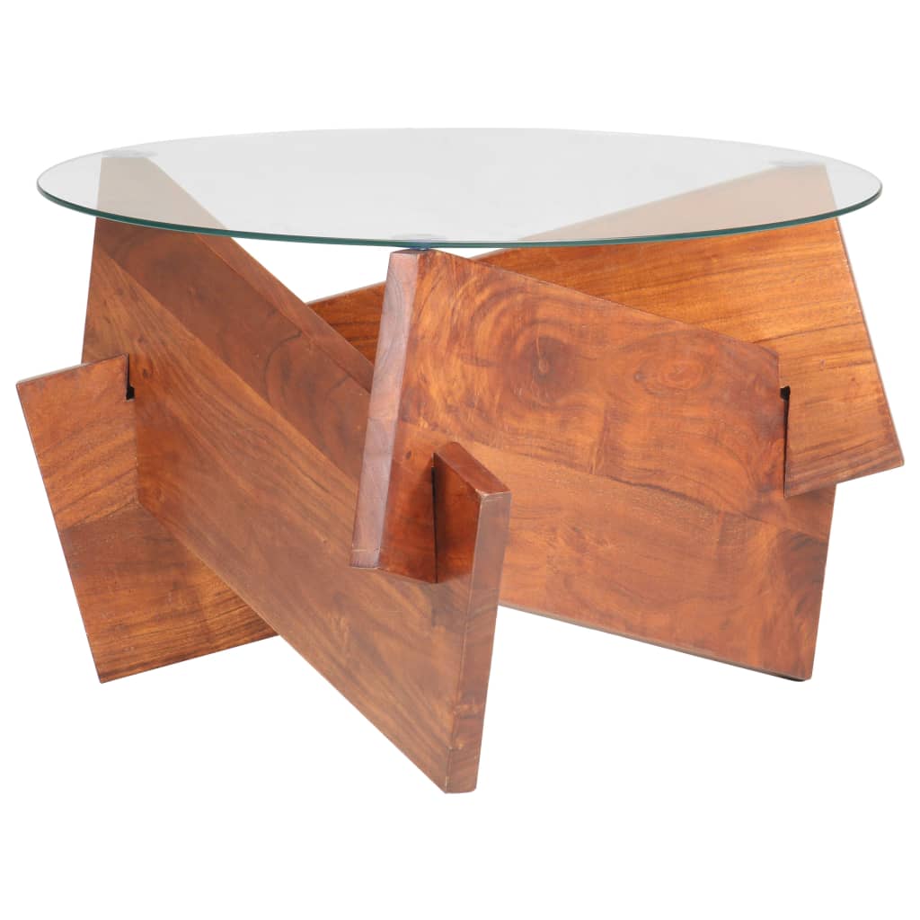 Salontafel 60 Cm Massief Acaciahout