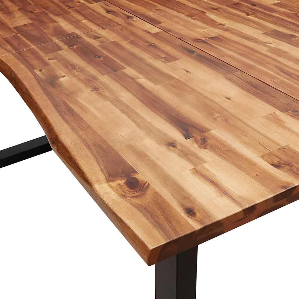 Eettafel Met Natuurlijke Rand Massief Acaciahout