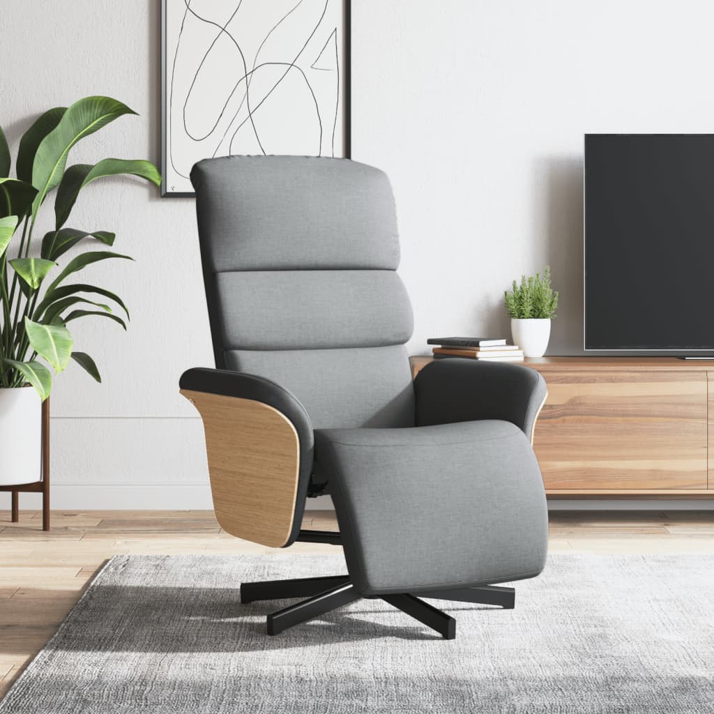 Fauteuil Verstelbaar Met Voetensteun Stof