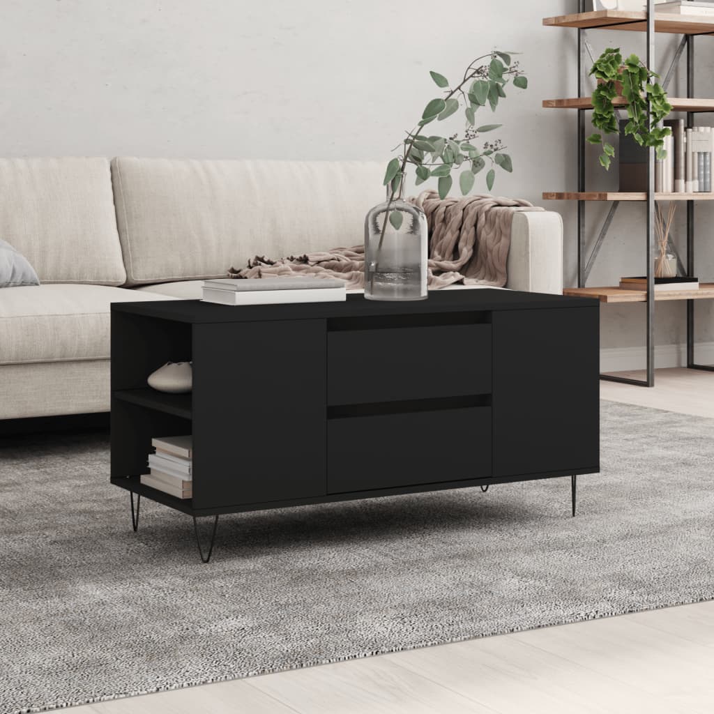 Salontafel 102X44,5X50 Cm Bewerkt Hout