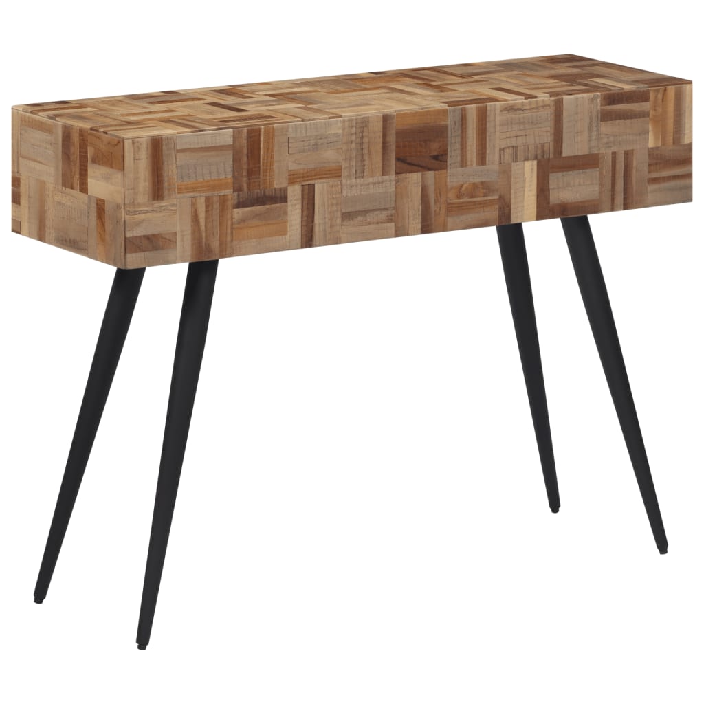 Wandtafel Massief Gerecycled Teakhout