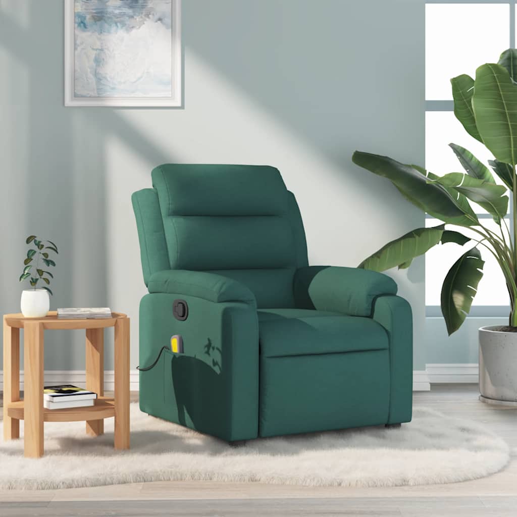 Fauteuil Verstelbaar Stof Donkergroen