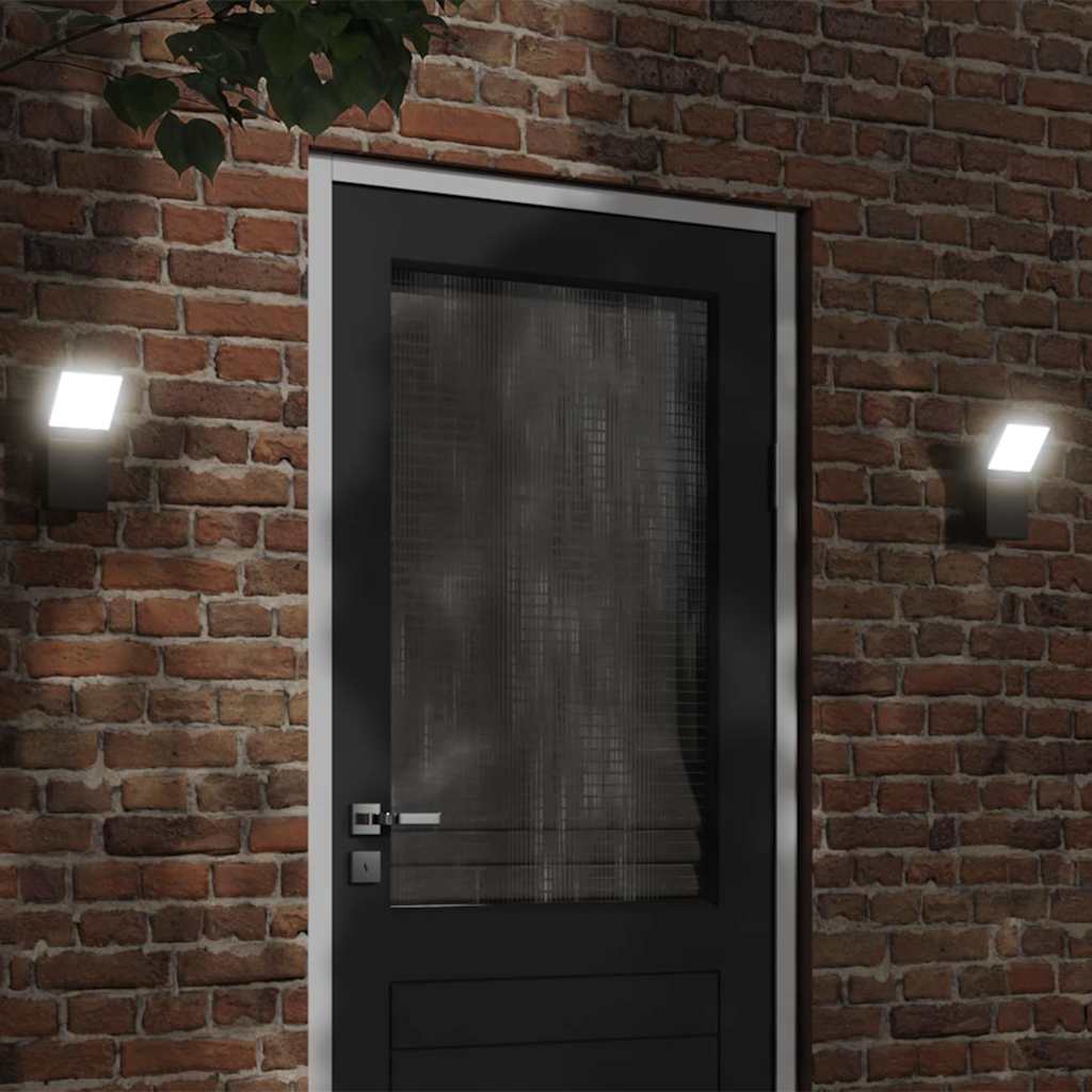 Buitenwandlampen Led Gegoten Aluminium Zwart