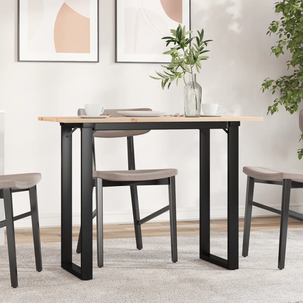 Eettafel Massief Grenenhout En Staal