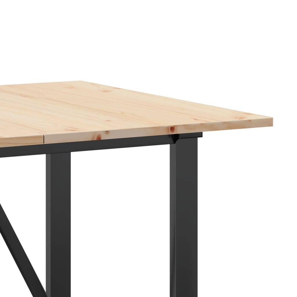 Eettafel Massief Grenenhout En Staal