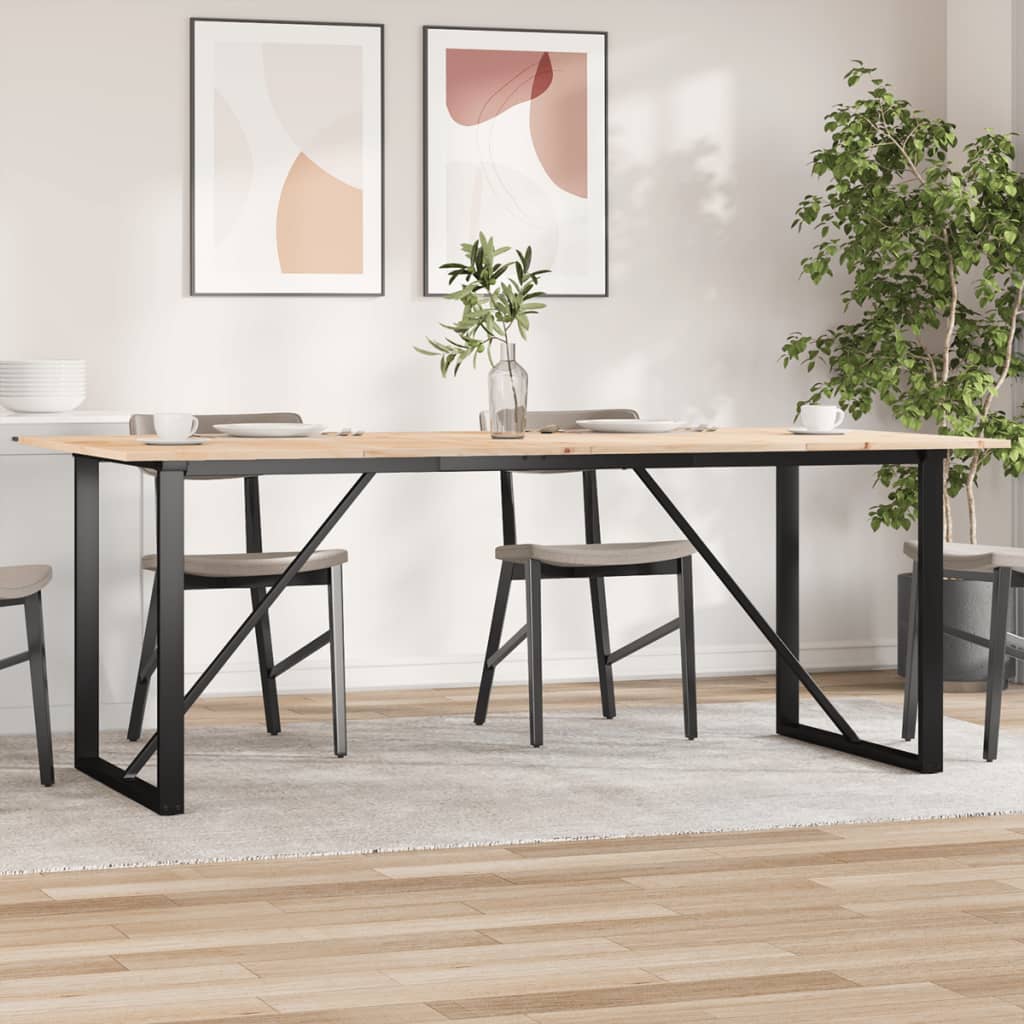 Eettafel Massief Grenenhout En Staal