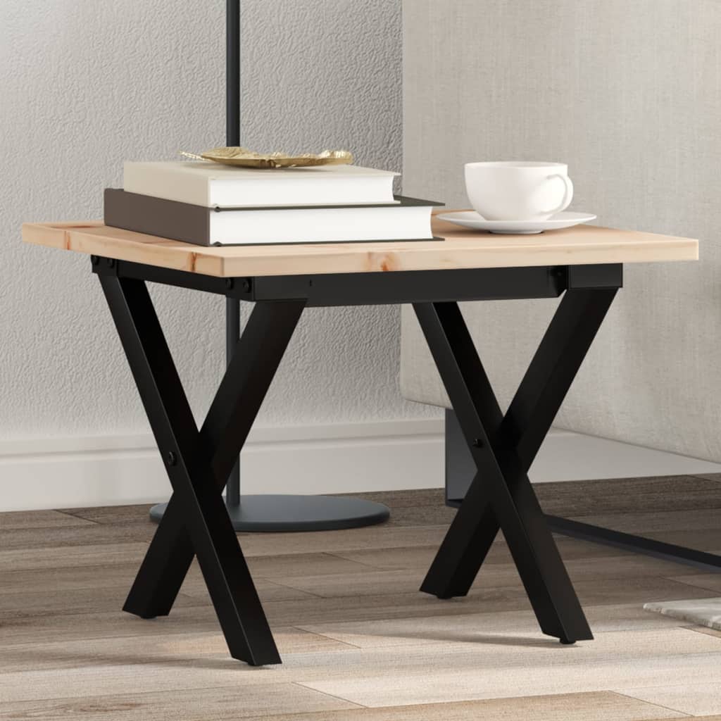 Eettafel 180X90X75,5 Cm Massief Grenenhout En Staal