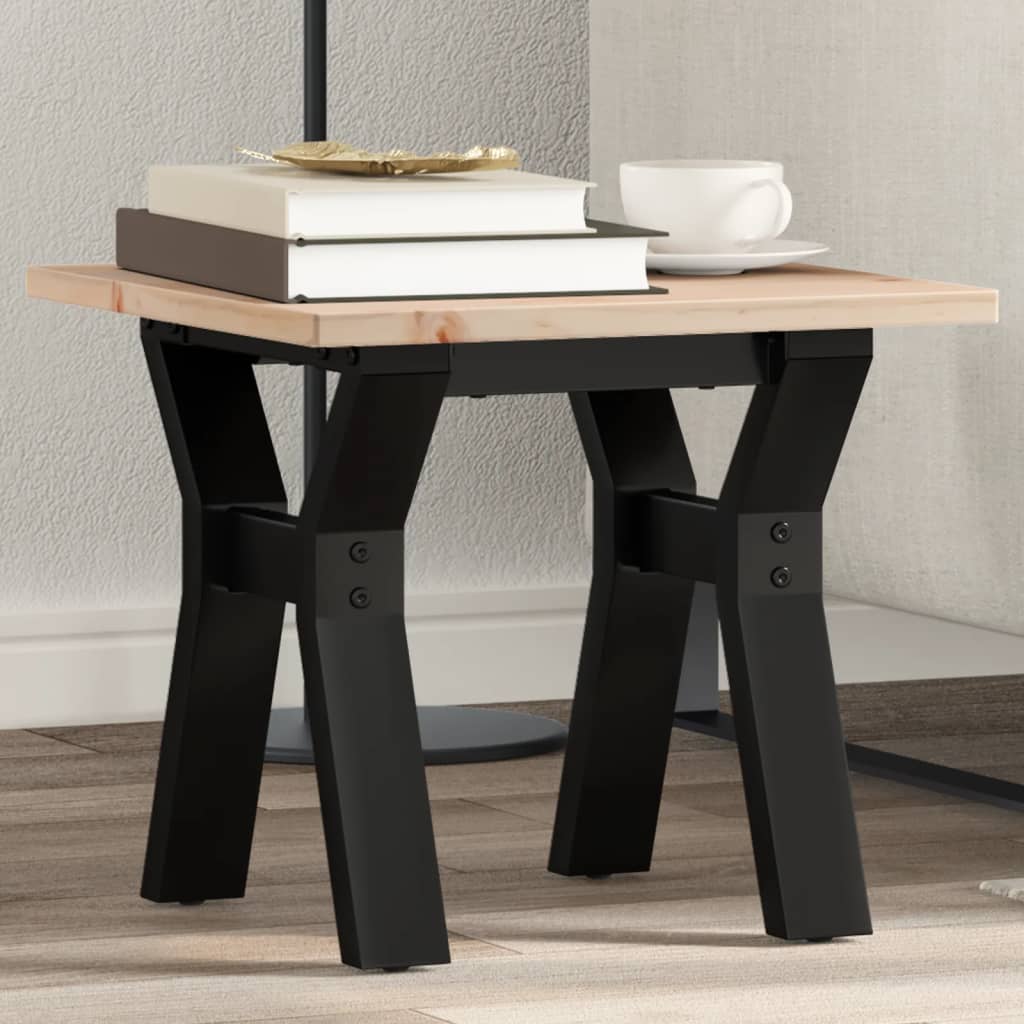 Eettafel 160X80X75,5 Cm Massief Grenenhout En Staal