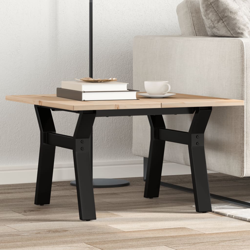 Eettafel 160X80X75,5 Cm Massief Grenenhout En Staal