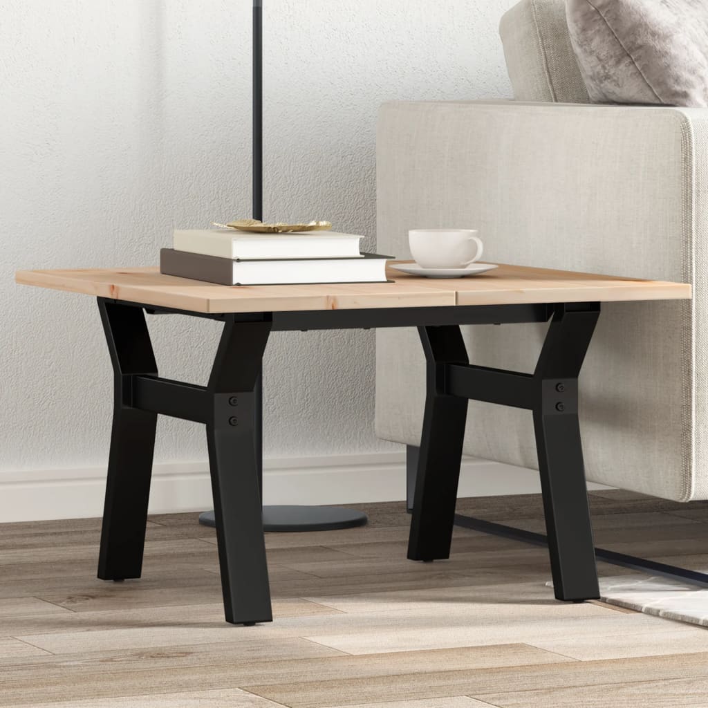 Eettafel 160X80X75,5 Cm Massief Grenenhout En Staal