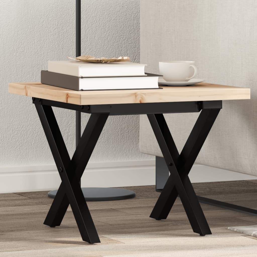 Eettafel 180X90X75,5 Cm Massief Grenenhout En Staal