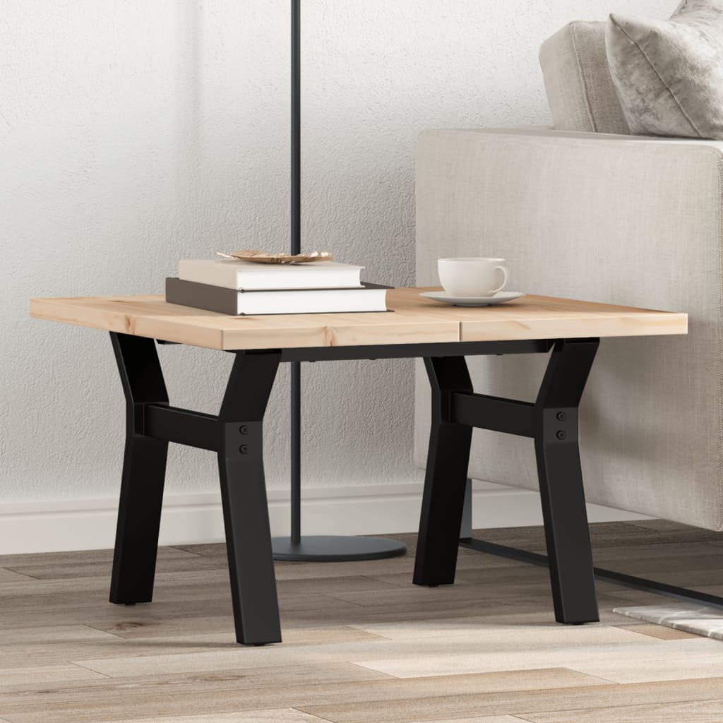 Eettafel 160X80X75,5 Cm Massief Grenenhout En Staal
