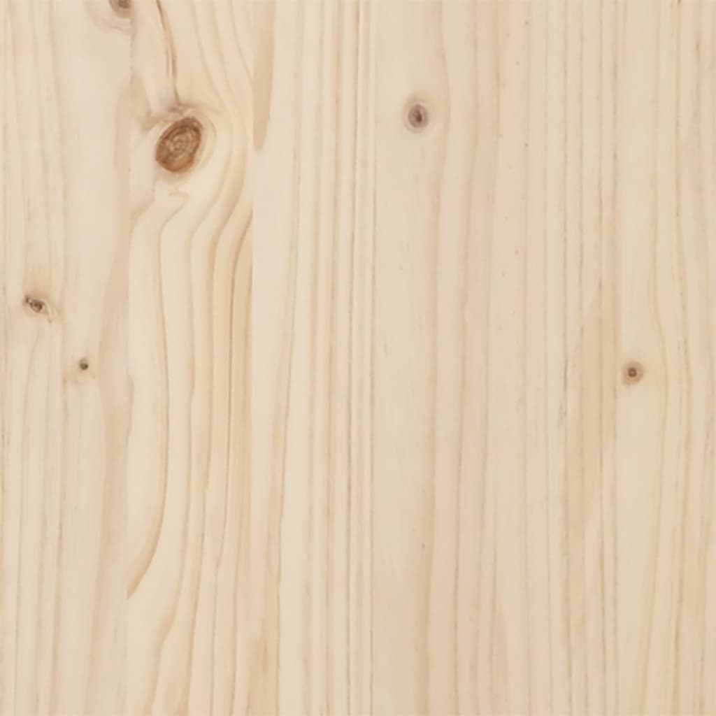 Eettafel 160X80X75,5 Cm Massief Grenenhout En Staal