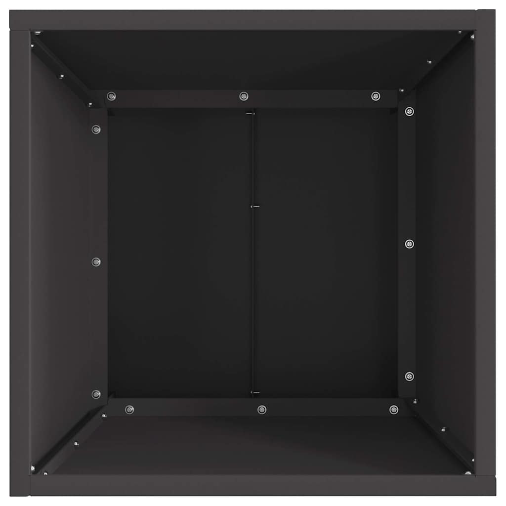 Vuurkorf Zwart 40 X 40 X 35 Cm Staal