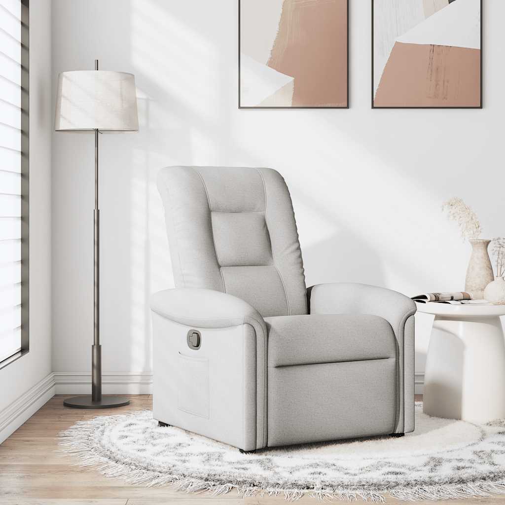 Fauteuil Verstelbaar Stof Wolk Grijs Wolkengrijs