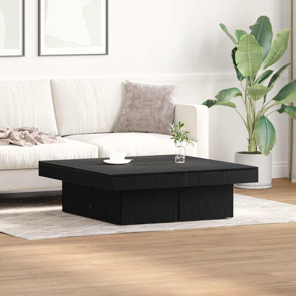 Salontafel 90X90X28 Cm Bewerkt Hout