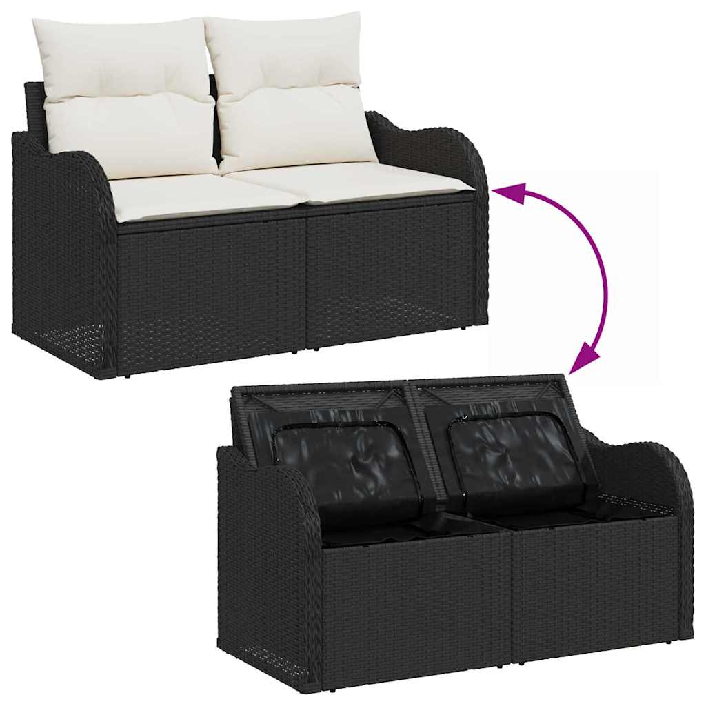 Tuin Sofa Set Met Kussen 7 Pcs Poly Riet