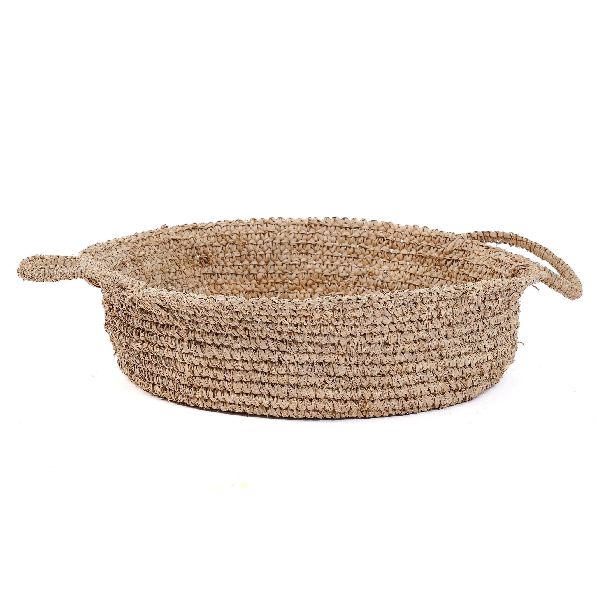 De Raffia Mand Dienbladen - Groot