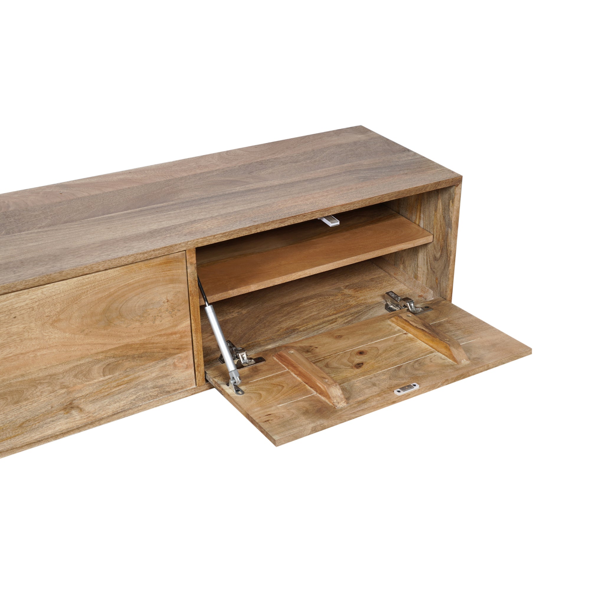 Zwevend tv-meubel Vision Naturel | 280 cm