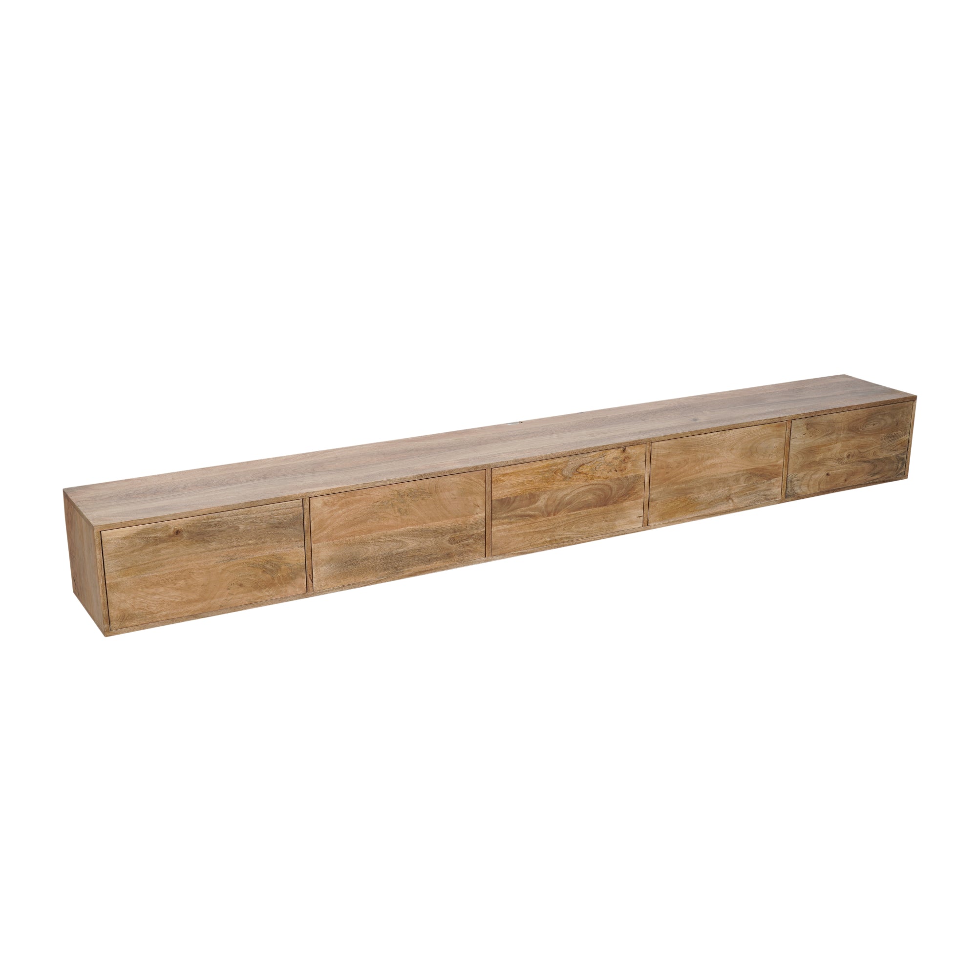Zwevend tv-meubel Vision Naturel | 280 cm