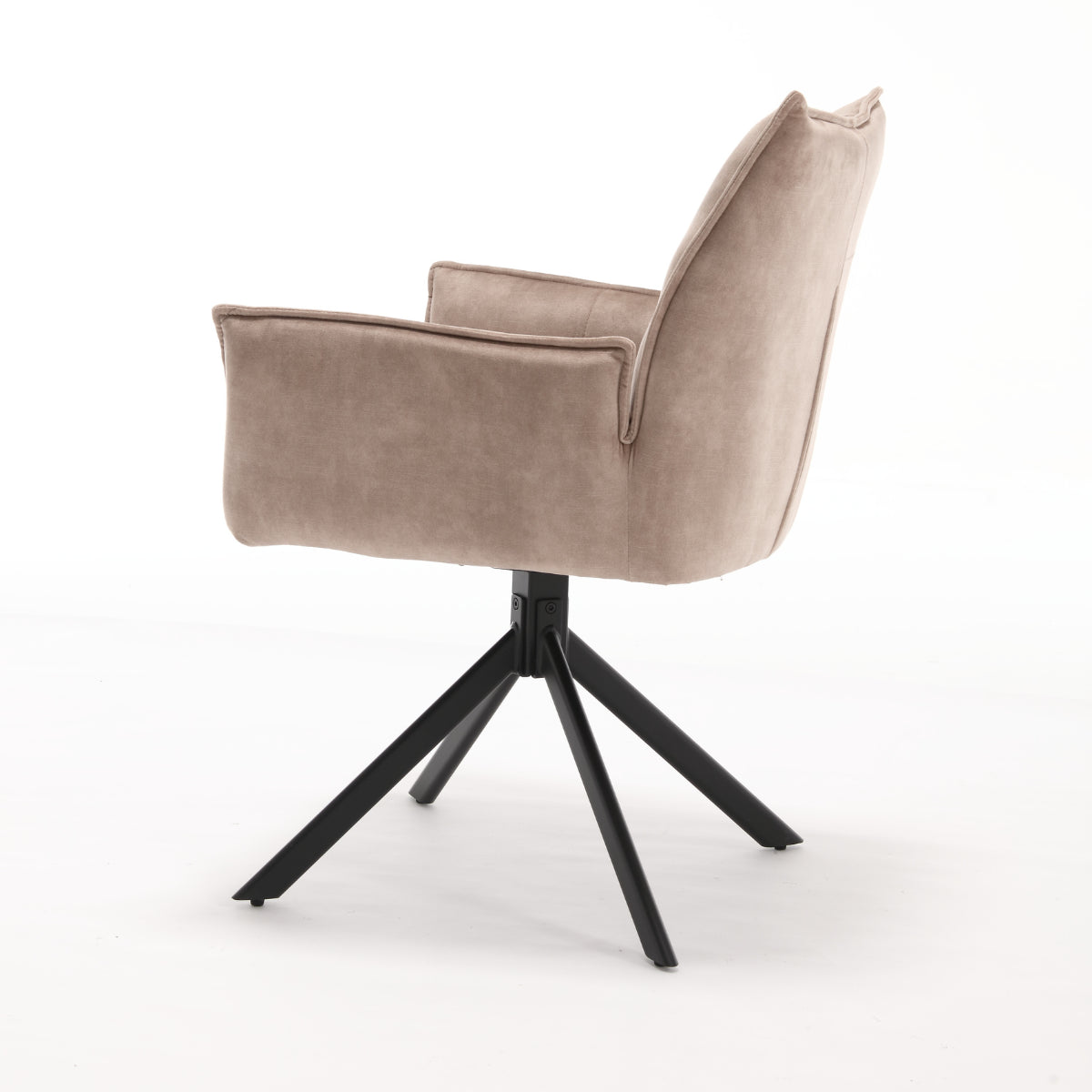 Eetkamerstoel Dani | Velvet Beige (set van 2)