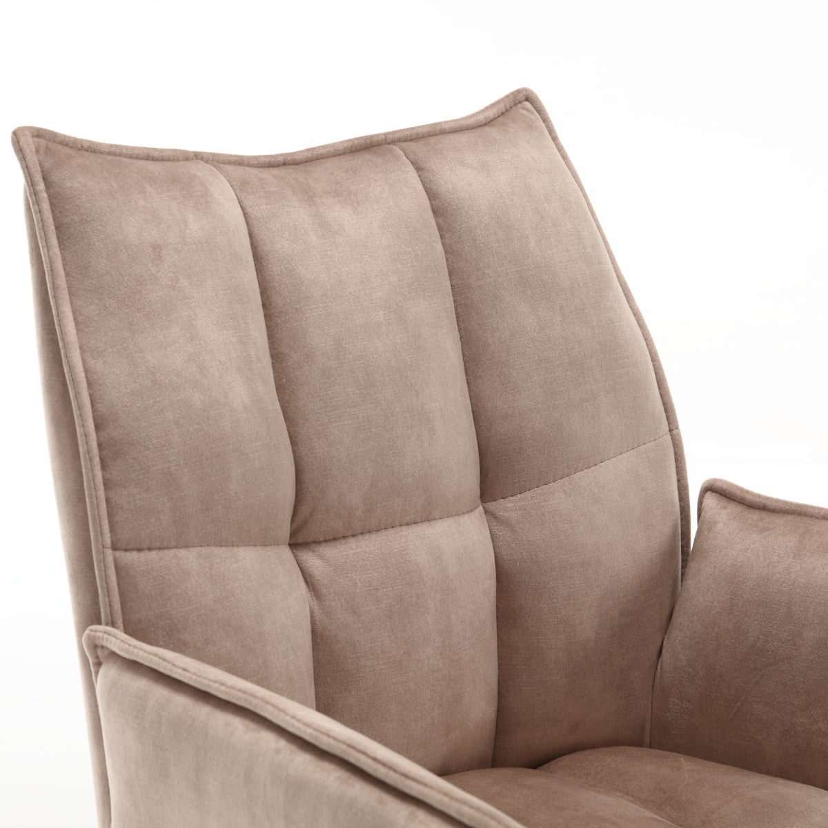 Eetkamerstoel Dani | Velvet Beige (set van 2)