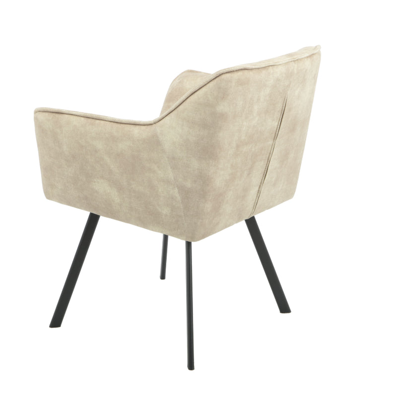 Eetkamerstoel Emma | Velvet Taupe (set van 2)