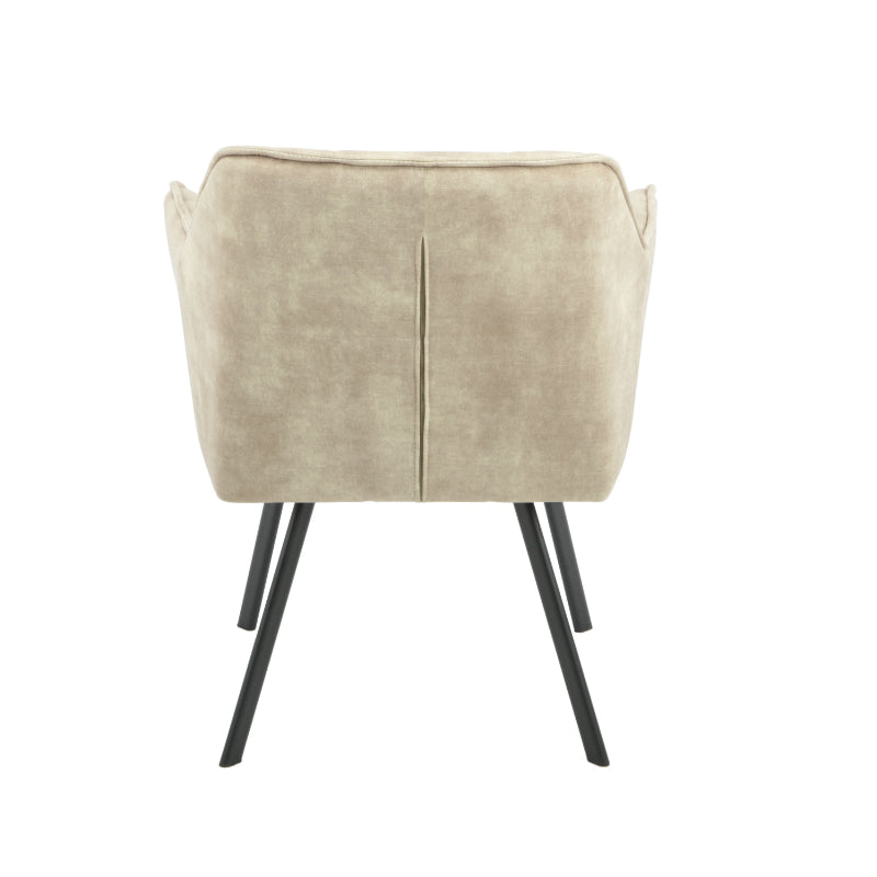 Eetkamerstoel Emma | Velvet Taupe (set van 2)