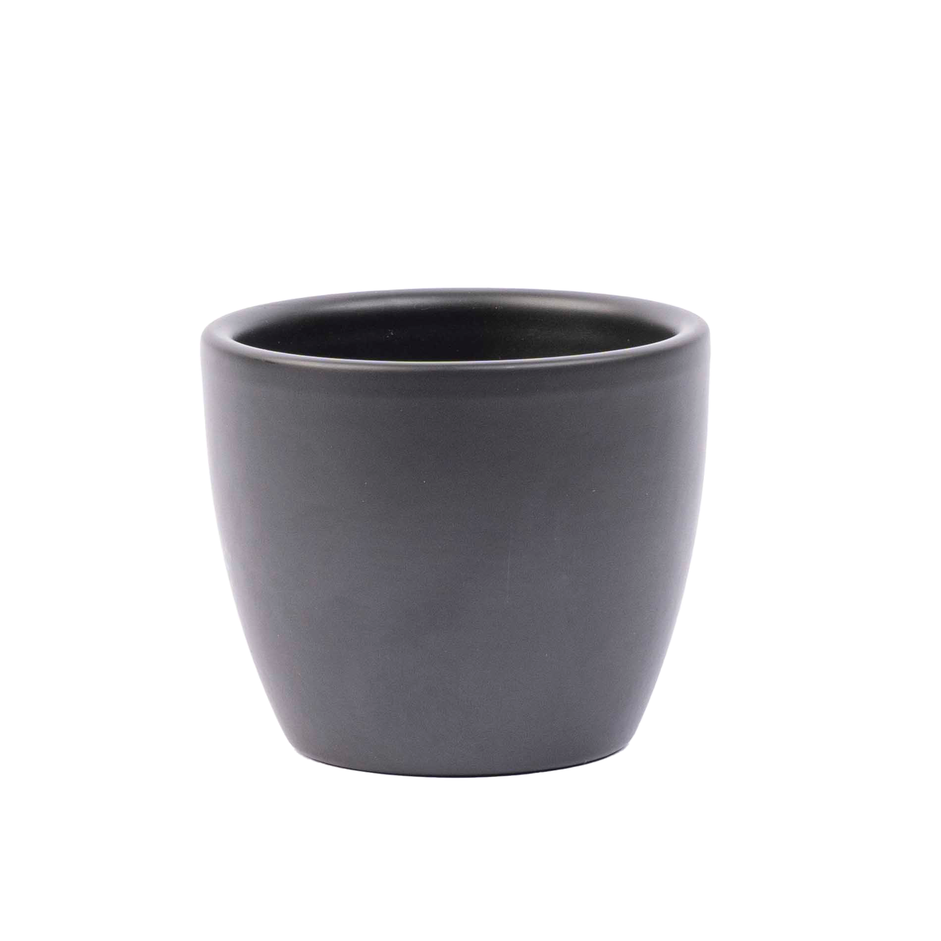 Pot Boule Anthracite matt - D7.5 H6 cm