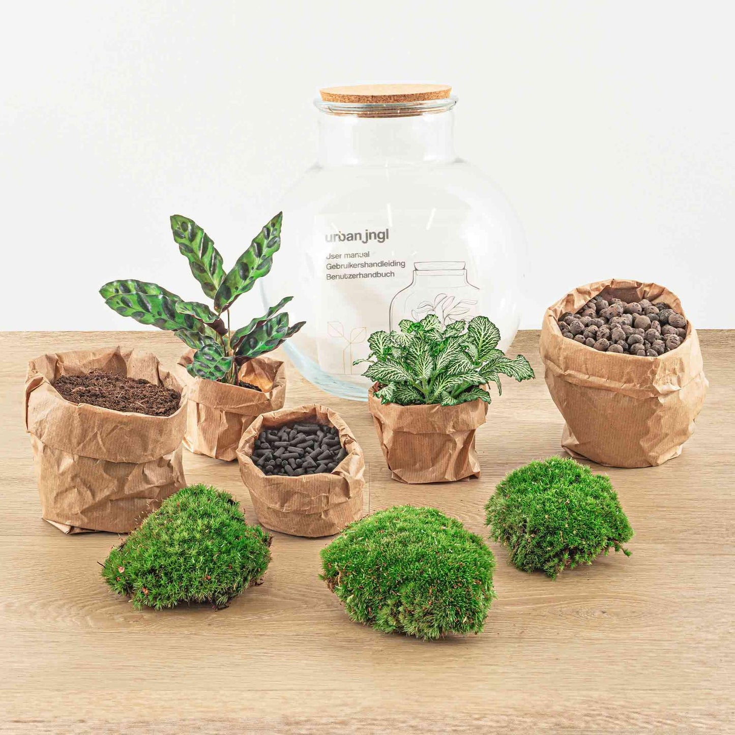 πΏπ οΈ DIY Terrarium Teddy β 26.5 cm β Complete with rake, shovel, tweezers & scissors