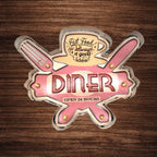 Metal Light Sign - Dinner - LED Lighting 