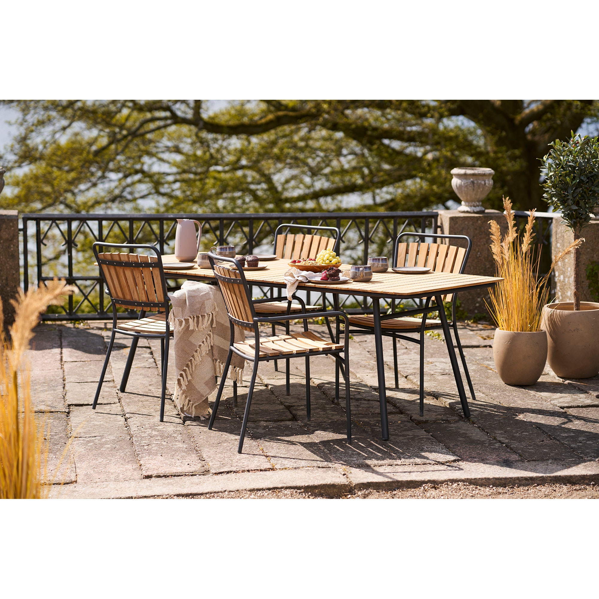 Plaid Adana – katoen en polyester in taupe