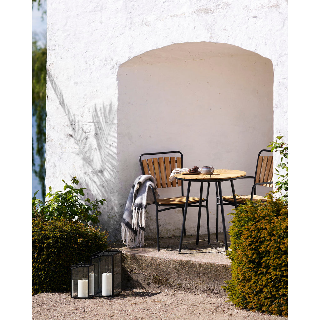 Plaid Carmel – elegant gemêleerde wolmix in grijs/wit