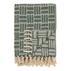 Plaid Adana – katoen in groen ruitpatroon