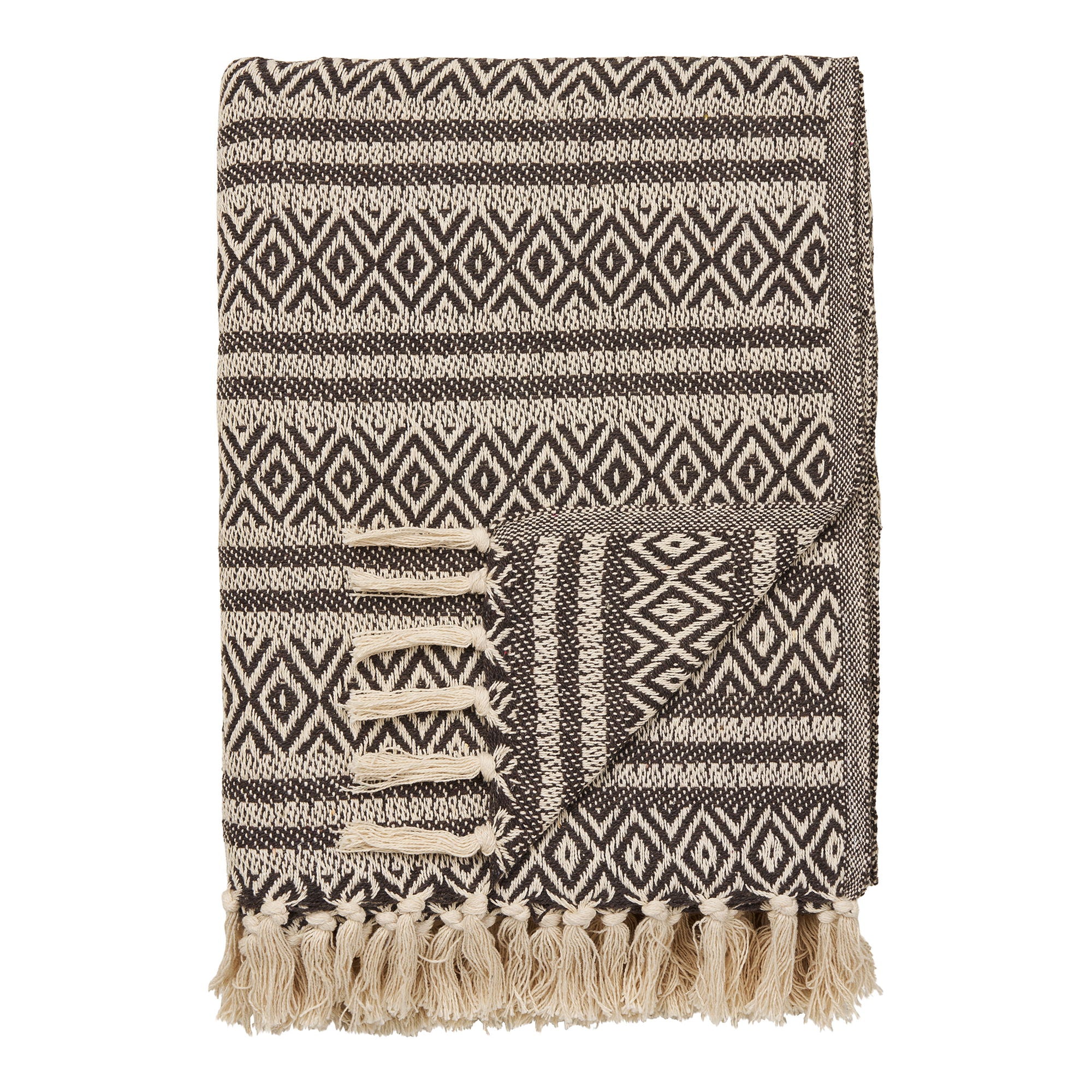 Plaid Adana – katoen in bruin ontwerp