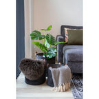 Plaid Manta – elegante katoen in grijs en wit ontwerp C