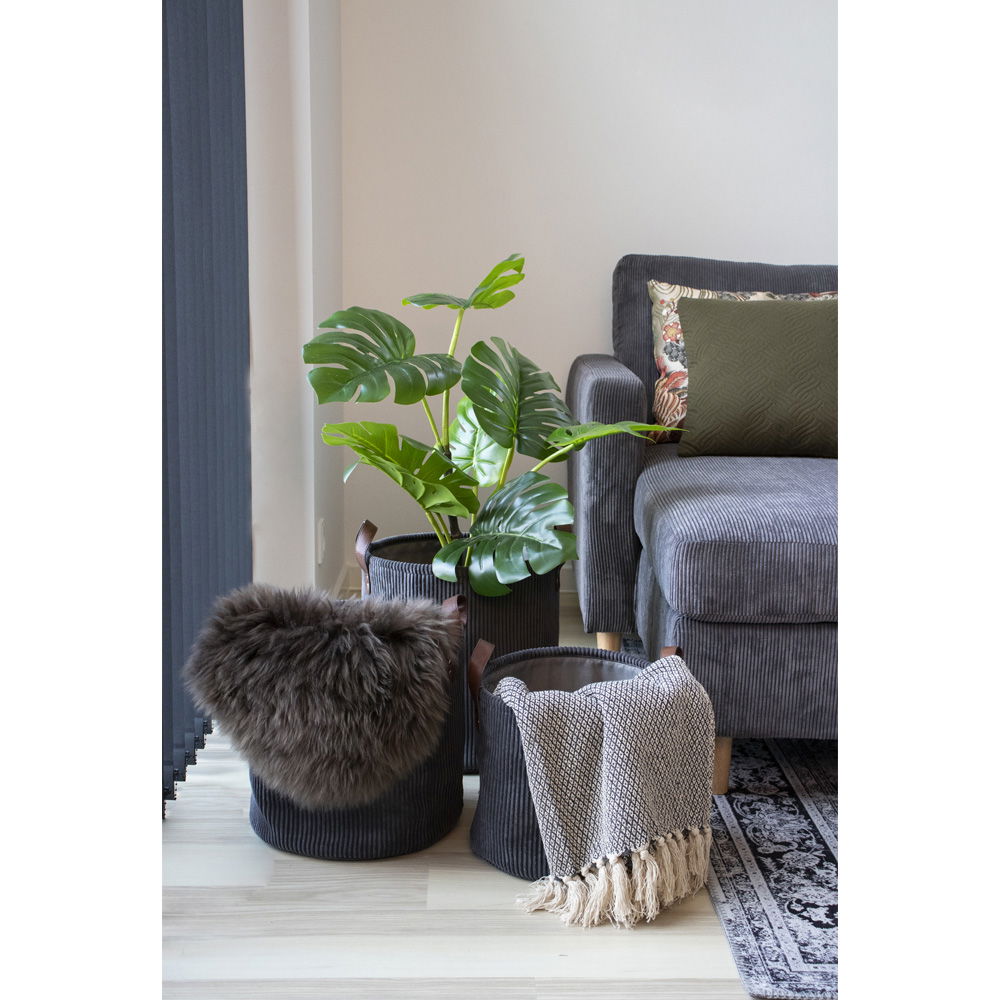 Plaid Manta – elegante katoen in grijs en wit ontwerp C