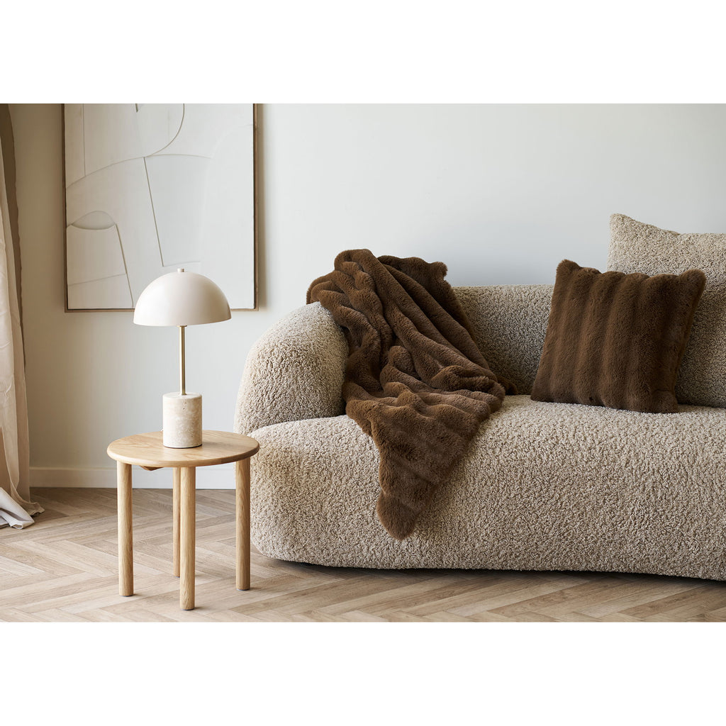 Plaid Galena – imitatiebont in warme bruine tint