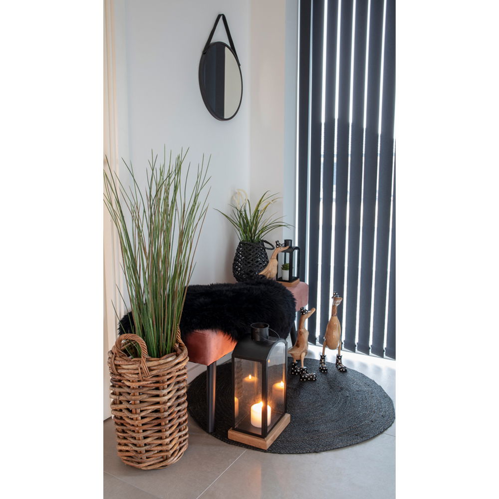 Cuir d'agneau - Cuir d'agneau en noir 50x85 cm