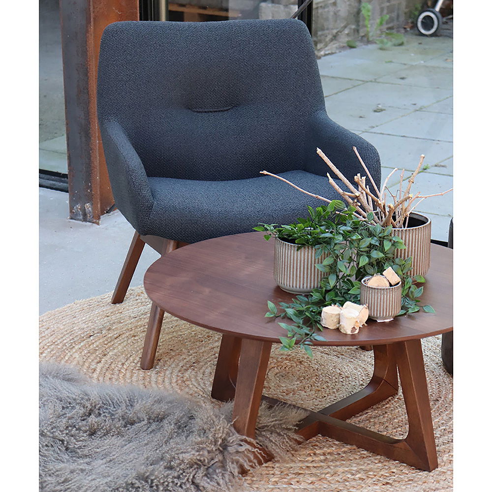 Bombay Tapijt - Tapijt van gevlochten jute, naturel, Ø150 cm