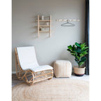 Bombay Tapijt - Tapijt van gevlochten jute, naturel, ovaal, 140x200 cm