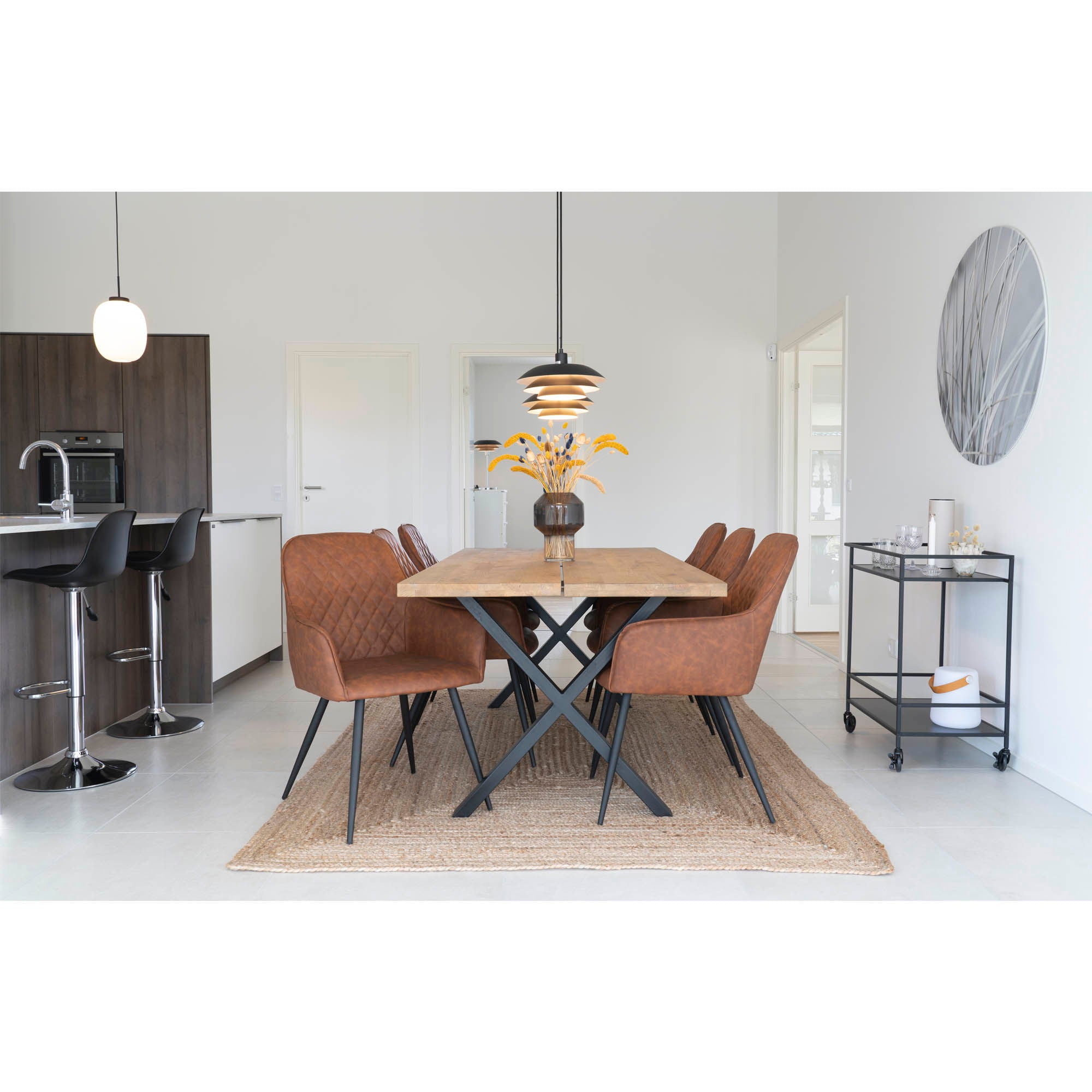 Bombay Tapijt - Tapijt van gevlochten jute, naturel, 180x240 cm