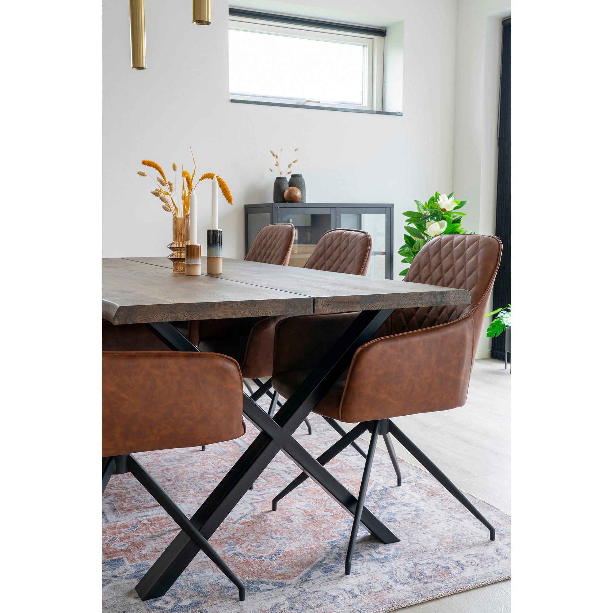 Havana Tapijt - Tapijt, oranje/blauw, 160x230 cm