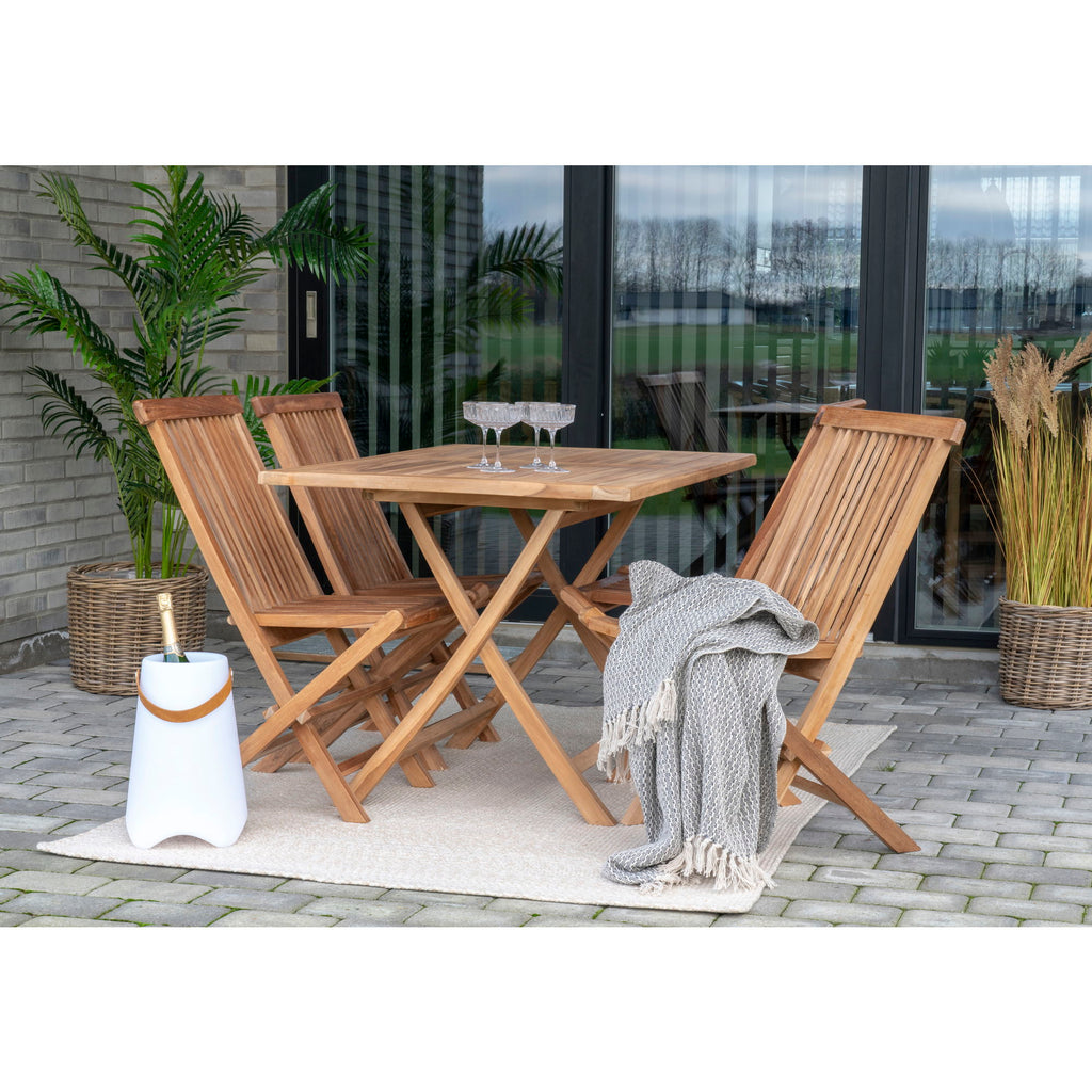 Tapete Menorca - tapete em plástico reciclado 100%, areia, 140x200 cm