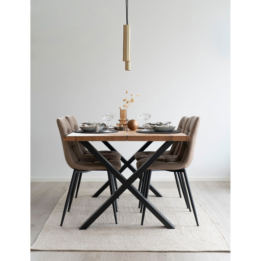 Tapete Menorca - tapete em plástico reciclado 100%, areia, 140x200 cm