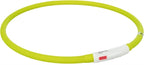 Trixie Lichtgevende Halsband Hond Usb Siliconen Oplaadbaar Groen