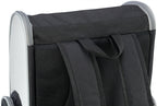 Trixie Hondentas Rugtas Chloe Lichtgrijs / Zwart
