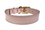 Sazzz Halsband Hond Braveheart Classic Leer Lichtroze