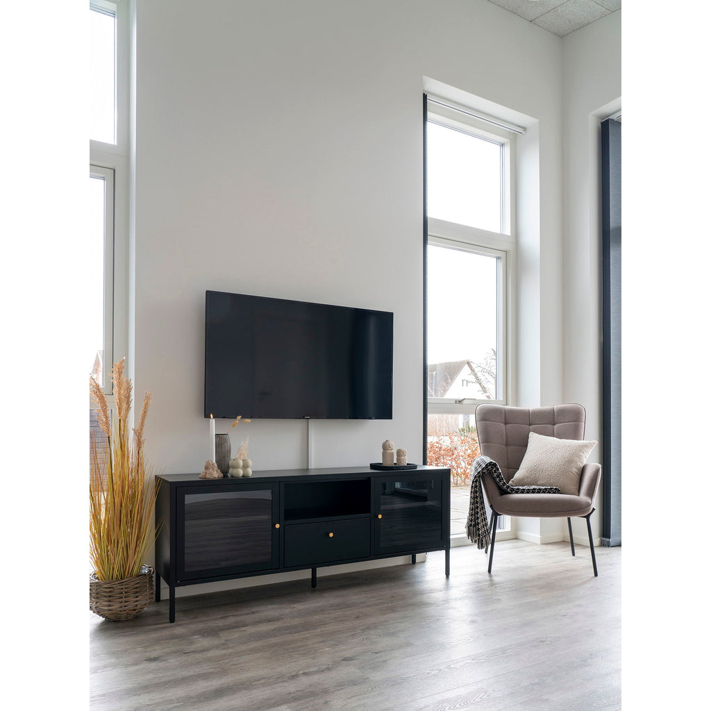 Mand Cesti Pulo – set van 2 kubu manden met plastic voering in naturel