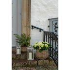 Mand Cesti Pulo – set van 2 kubu manden met plastic voering in naturel